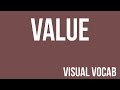 Value defined  from goodbyeart academy