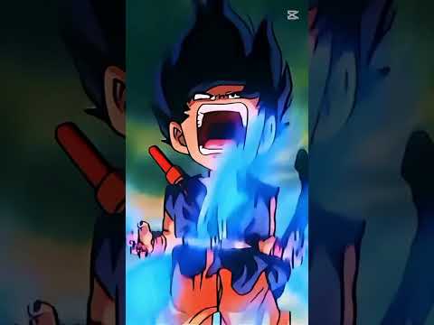 kid goku 😎#aura #goku