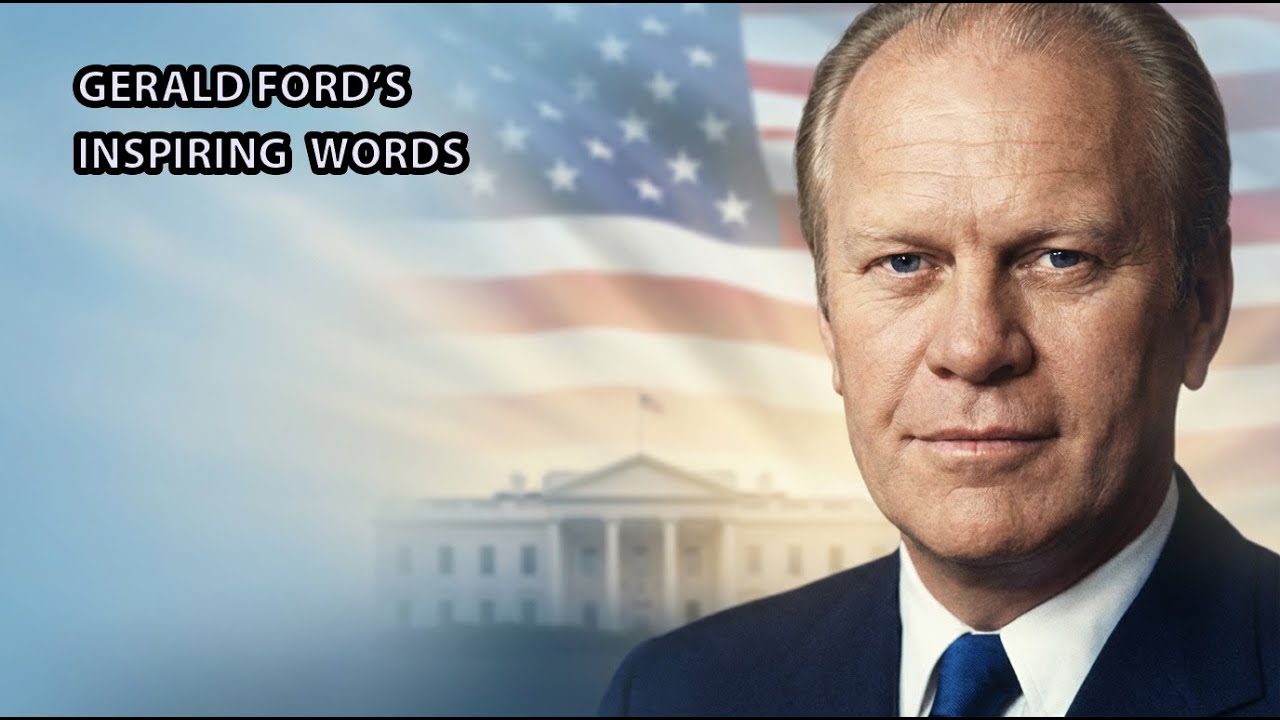 Gerald Ford – 38th President of the United States | Inspiring Quotes & Leadership Lessons