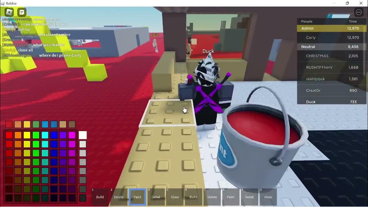 Roblox The Chosen One Building House But Not Finished Because The ADMIN