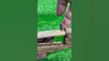 Handcraft a simple Trigger mechanism # Craft idea # DIY # Simple design