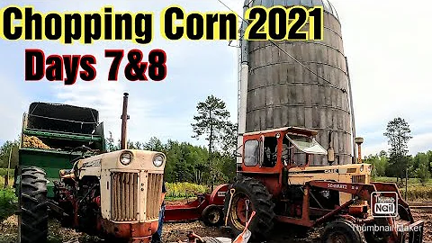 Chopping Corn Silage 2021- Days 7 and 8/Filling the Upright Silo