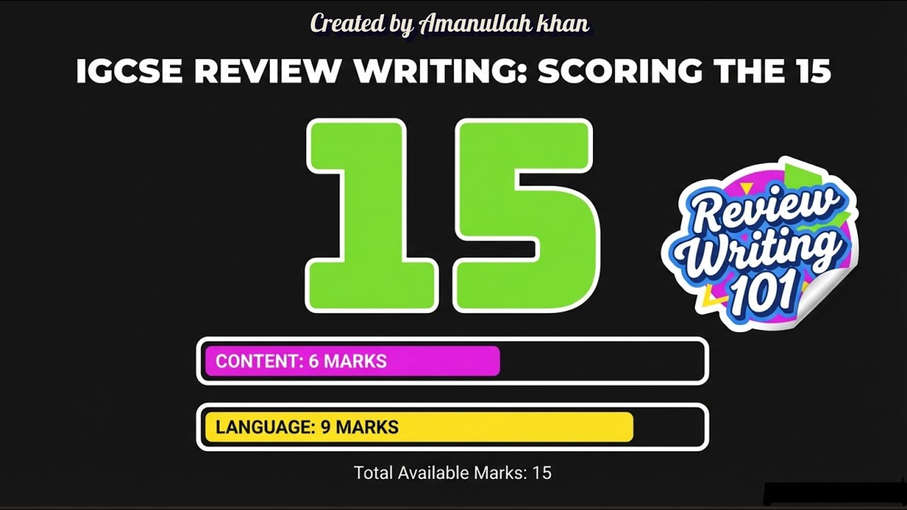 Exercise 6 | Review Writing | Paper 1 | IGCSE English | 0510 0511 0991 0993