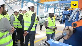 WAZIRI MAKAMBA AZINDUA KIWANDA  CHA KUTENGENEZA TRANSFORMER