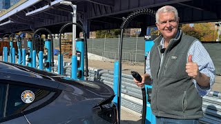 New NYC DC Fast Charging Hub! Full Tour w/ Revel Using Kempower Hardware