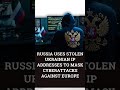 Russia is  exploiting stolen Ukrainian IP addresses to cyberattacks targeting European entities