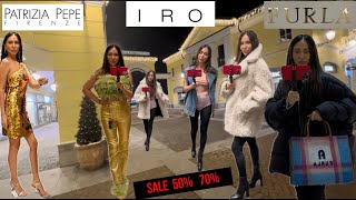 Outlet шопинг на скидках 50% 70% | IRO, FURLA, PATRIZIA PEPE, SANDRO