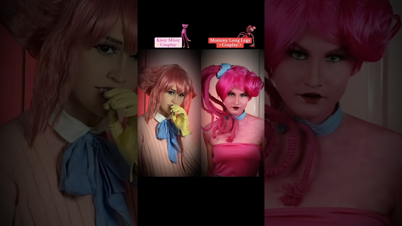 My Kissy Missy or my Mommy Long Legs cospay ?🩷 #poppyplaytime #cosplay