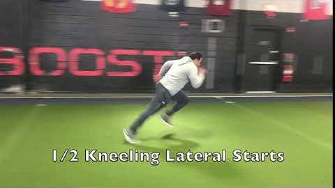 1/2 Kneeling Lateral Starts