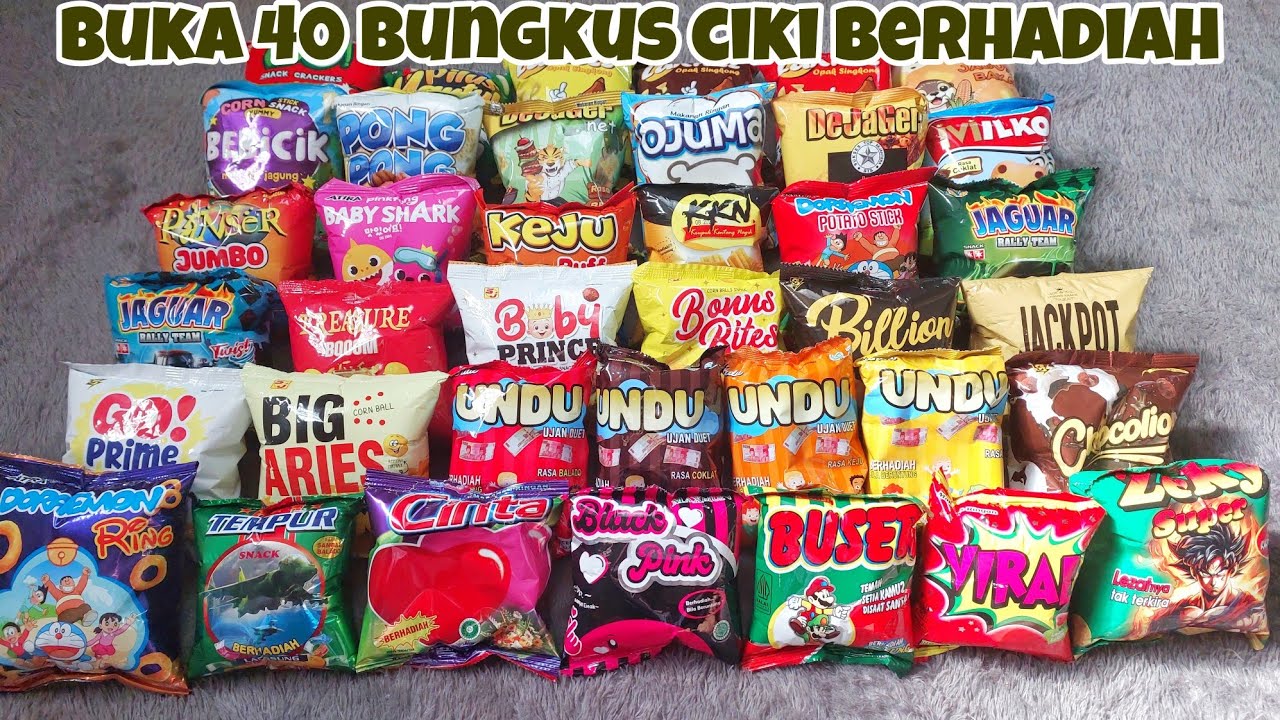 Ciki Rame Rame RAME BANGET BUKA 40 BUNGKUS CIKI HADIAHNYA MANTUL SEKALI - YouTube