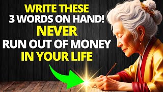 Write these 3 NUMBERS on your hand and you will never run out of MONEY | Money Abundance Buddhism
