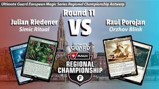 Magic Regional Championship Antwerp - Round 11 - Julian Riedener VS Raul Porojan