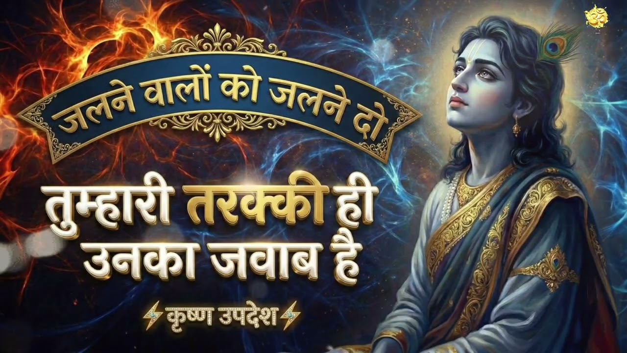 जलने वालों को जलने दो 🙏 | Krishna Updesh | Bhagavad Gita Gyan | प्रेरणादायक ज्ञान