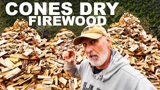 FIREWOOD DRYING CONES MAKE SURE WOOD GETS AIR FLOW+ SUN!
