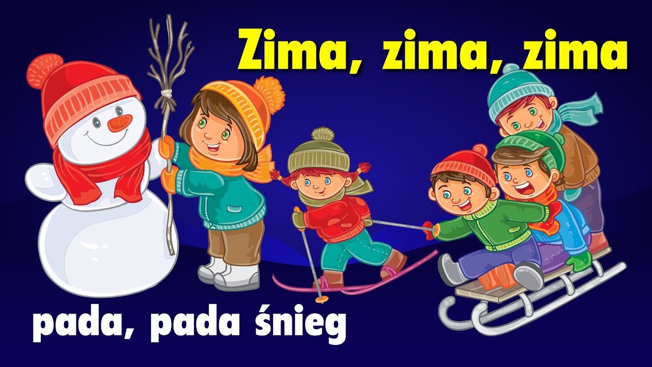 Piosenki O Zimie Dla Dorosłych Zima zima... pada, pada śnieg - Lenka Sobczyk - piosenki dla dzieci