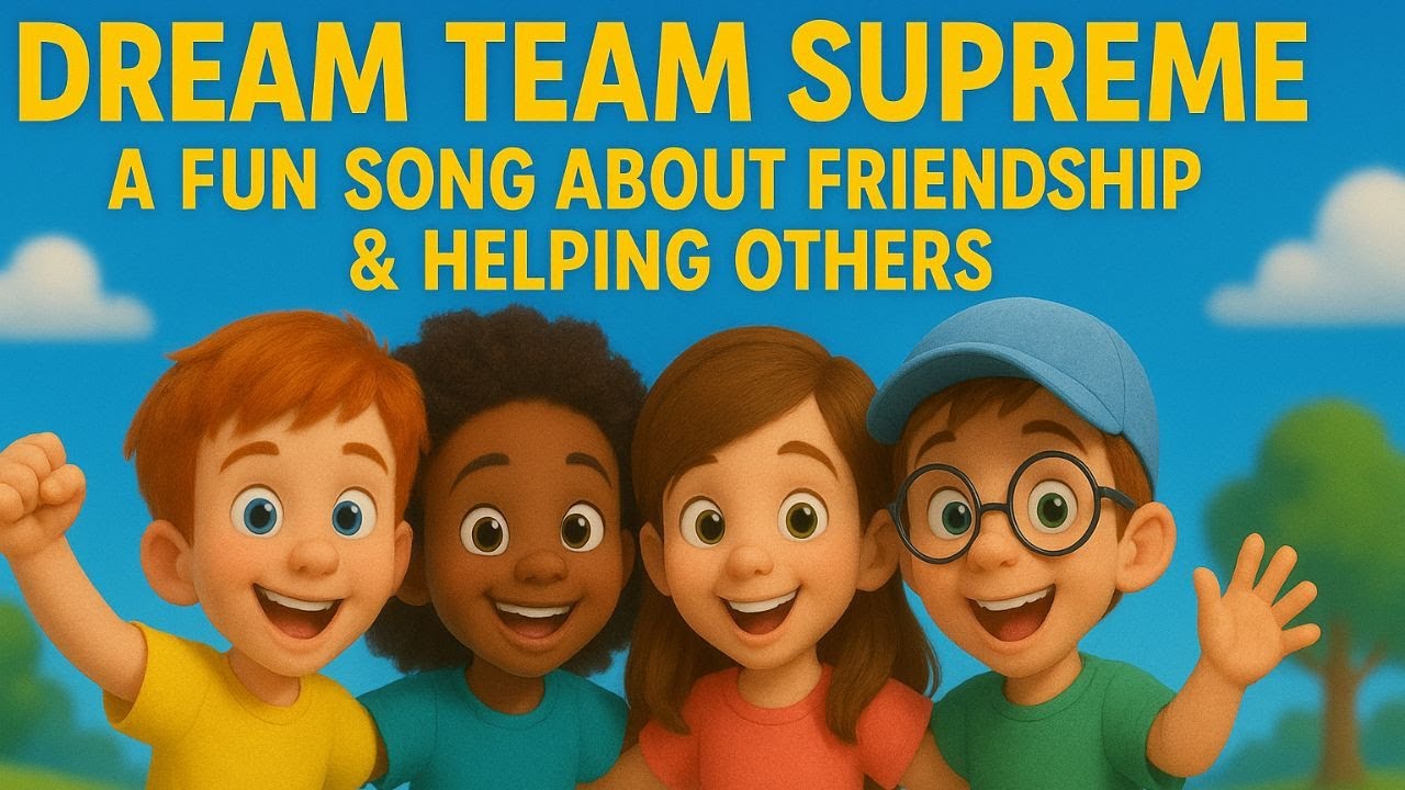 Dream Team Supreme! ⭐ A Kids Song About Teamwork & Kindness - YouTube