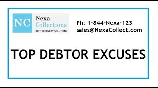 Top Late Payment Excuses Debtors Make