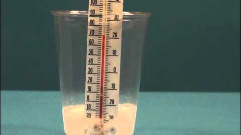 Endothermic Reaction - Baking Soda and Vinegar