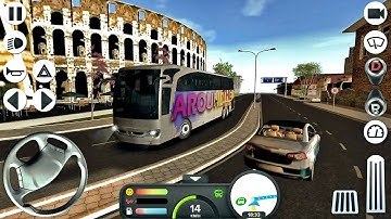 Coach Bus Simulator #24 NOOB DRIVER! - Bus Game Android IOS gameplay #busgames