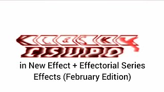 Ford Csupo in New Effect + Effectorial Series Effects (February Edition)