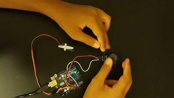 arduino tutorial no.4   : how to control a servo with joystick