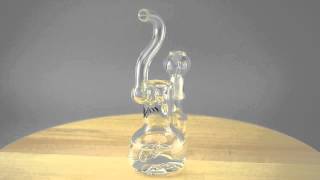 iDAB - Clear "Da Boot" Vapor Rig w/ 3-Slit Inline Diffy, 14mm Dome and Glass Nail