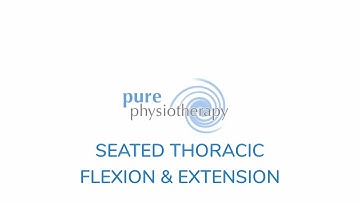 EARLY/INTERMEDIATE - Seated Thoracic Flexion & Extension
