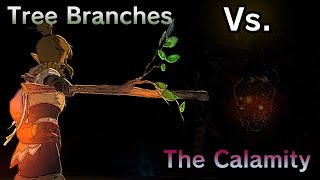 BotW: Fighting Calamity Ganon with only Tree Branches | #TeamTrees