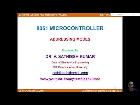 Addressing Modes of 8051 Microcontroller - YouTube