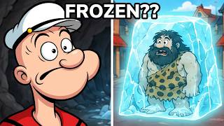 📌Popeye Discovers a Frozen Caveman! | Caveman Capers Recap