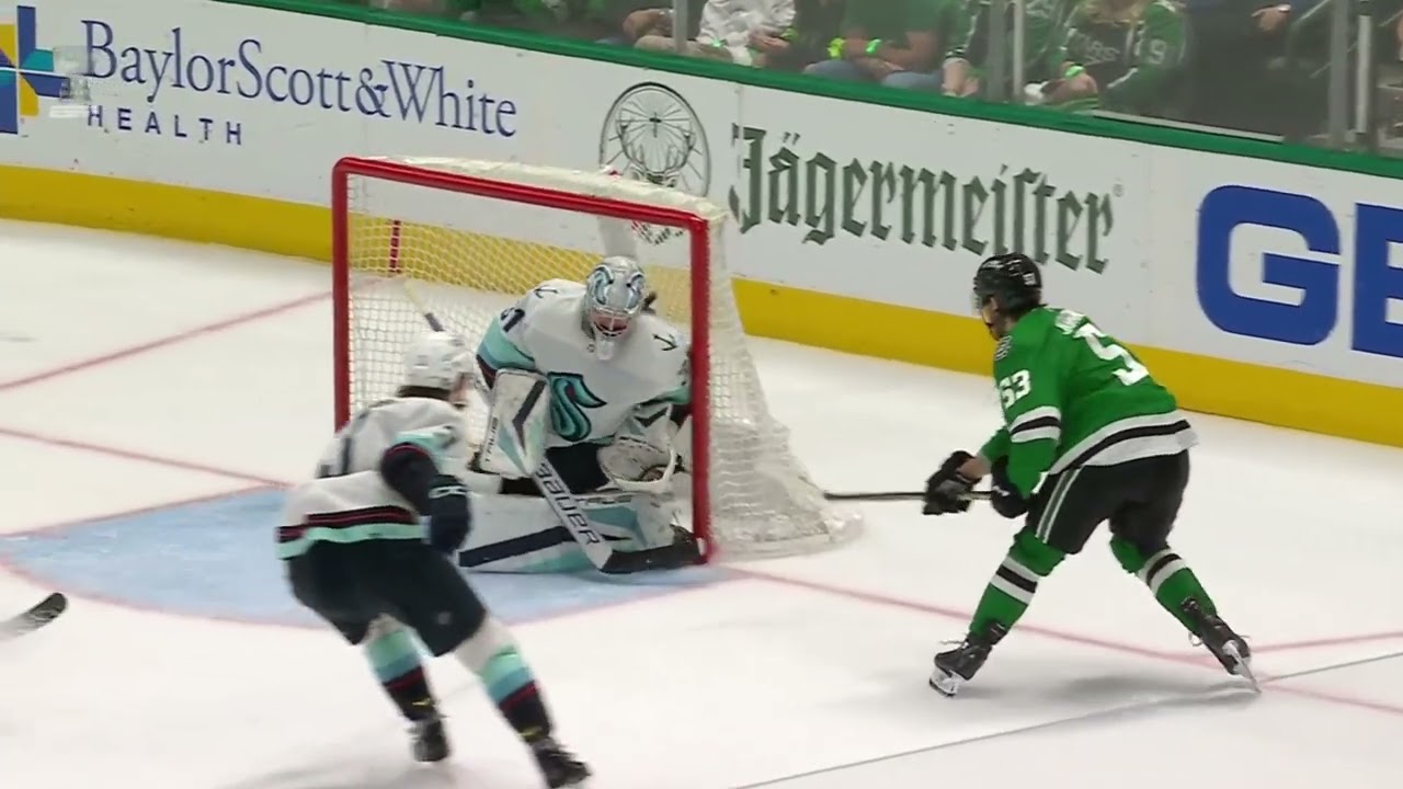 Johnston scores OT goal for the ages for Stars in Game 3 against ...