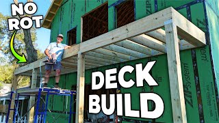 Building an ANTIAGING Deck! No Water = No Repairs