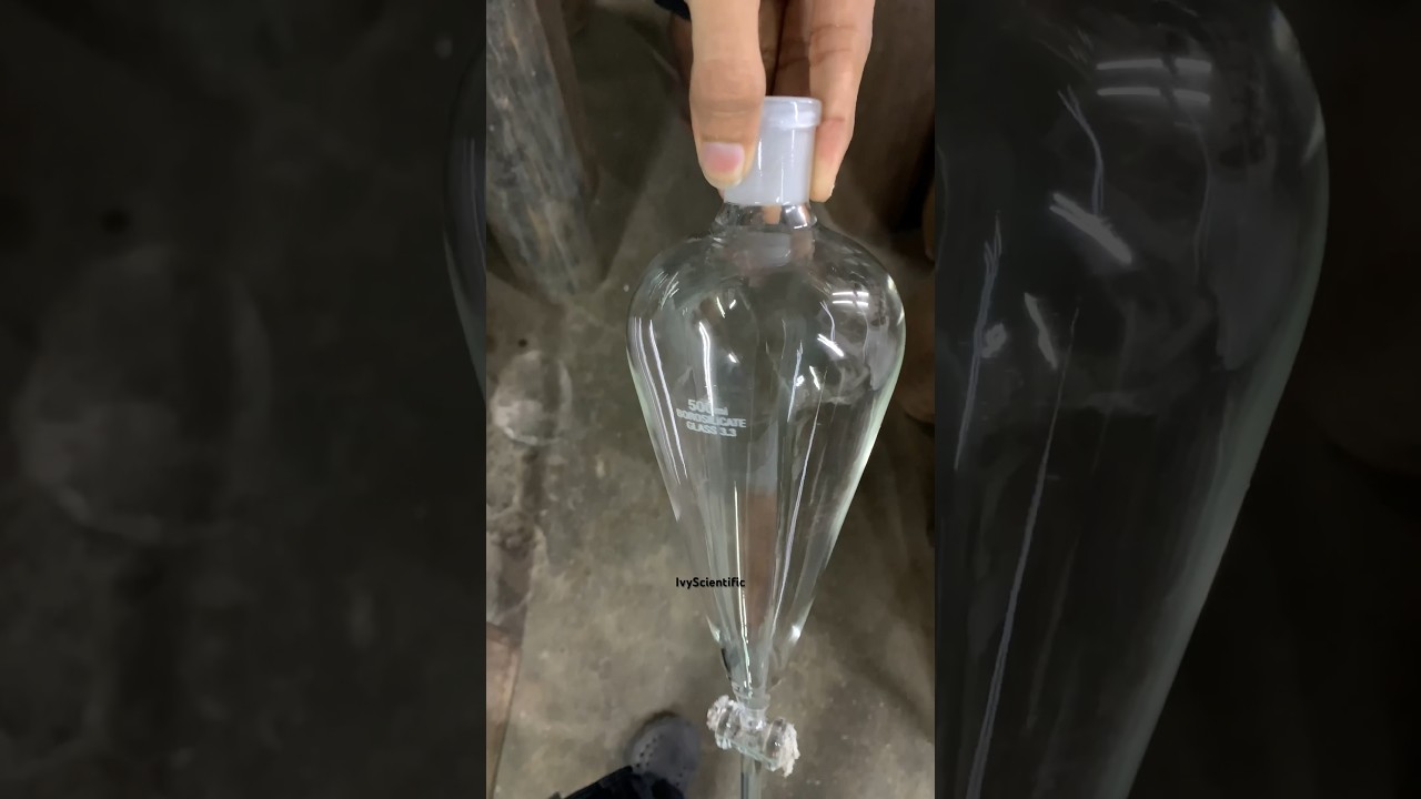 Adding stopcock to separating | Lab Glassware | Manufacturing