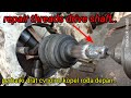 Repair Threads Drive Shaft CV Joint | Memperbaiki Drat Ulir As Kopel Roda Depan Dengan Mesin Bubut