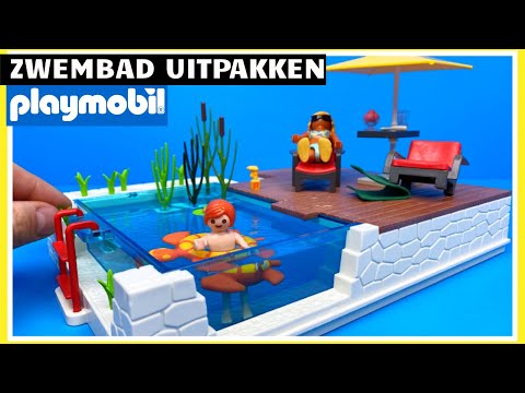 Playmobil Zwembad en terras uitpakken | Family Toys Collector voor Pasen