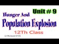 2nd Year English ch 9~ Hunger And Population Explosion~12th Class English~All Questions with Answers