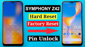 Symphony Z42 Screen Lock Unlock | Z42 Factory Reset | Z42 Hard Reset | Z42 Pattern Lock Unlock |