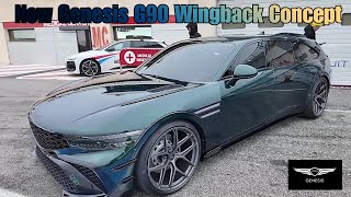 A Close Look at the Genesis G90 Wingback Concept Car at the Genesis Circuit Event in France