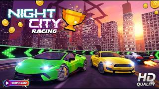 NIGHT CITY RACING The Ultimate 2 Player Challenge! 🏎️🔥 Who is the Faster Driver screenshot 3