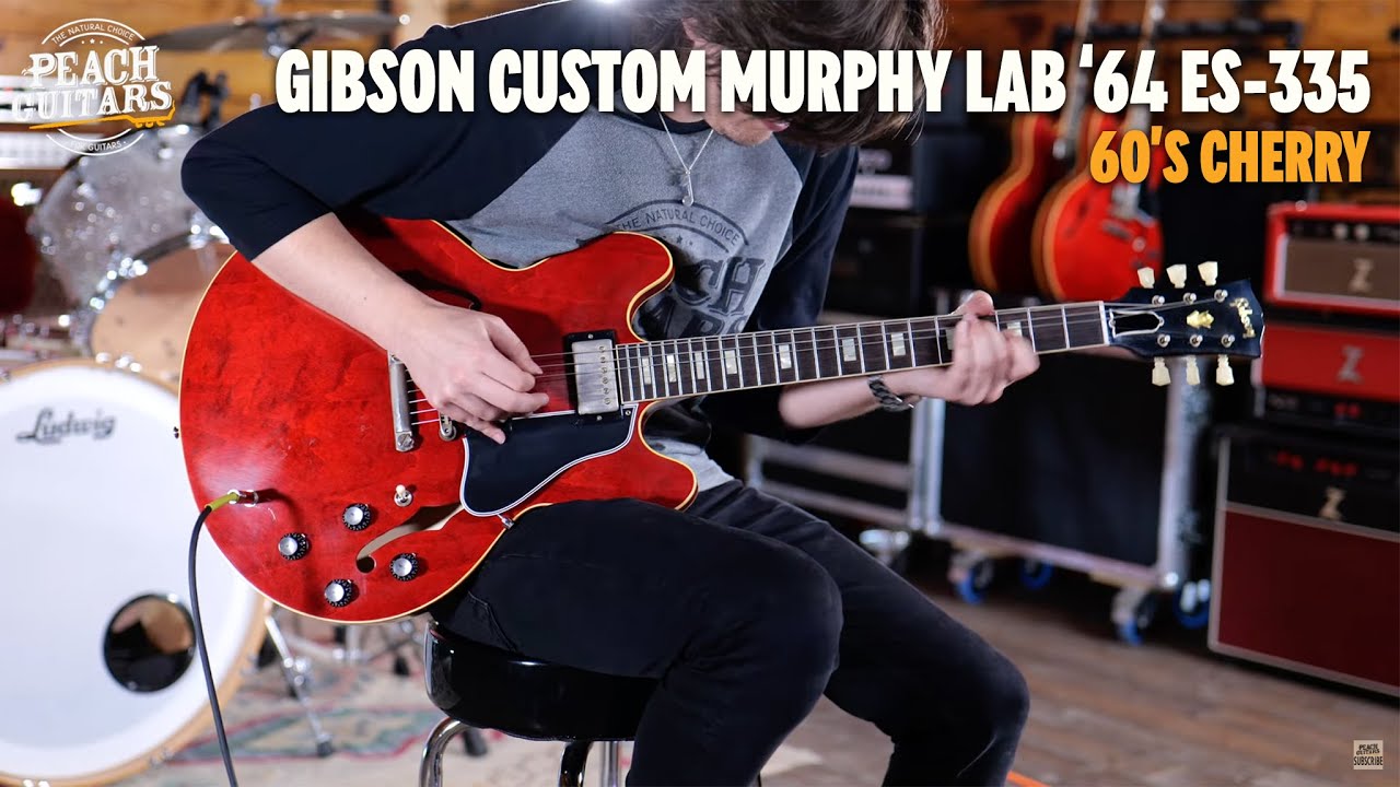 No Talking...Just Tones | Gibson Custom Murphy Lab 1964 ES-335 Reissue 60's Cherry Ultra Light Aged