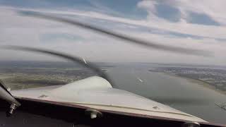 Microlight flight Henstridge to Lee