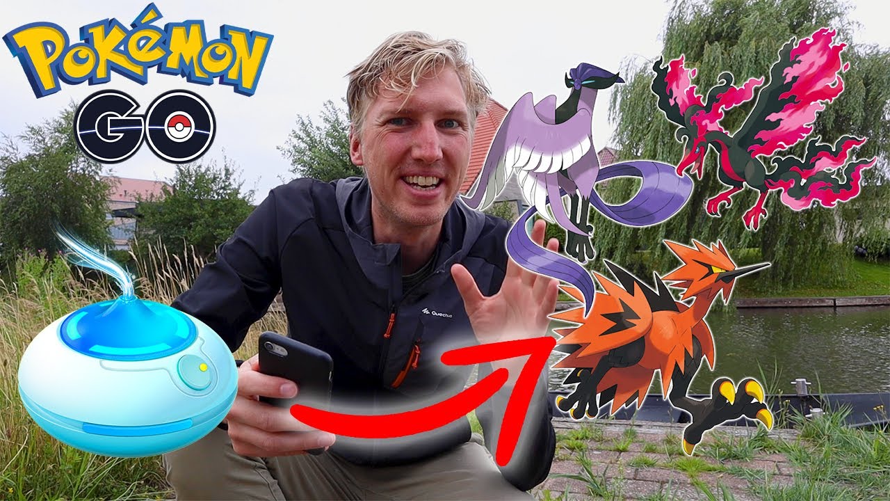 Vang de Galarian Birds in Pokemon GO met Daily Adventure Incense