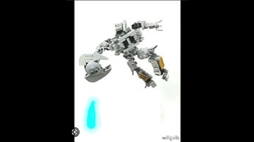 Lego TRANSFORMERS Jazz Gun shooting