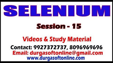 Selenium Tutorials | Session - 15 | Web Table Handling | By Mahesh Sir