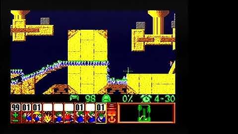 Lemmings Tricky 23 From the Boundary Line 9702 points (97% saved & 2 items remain) NEW WR 9704