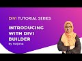 DIVI tutorial series - Introducing with DIVI builder