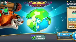 ARABIAN SEA in HUNGRY SHARK WORLD 🌎 GAMEPLAY HAPPY MOD APK screenshot 4
