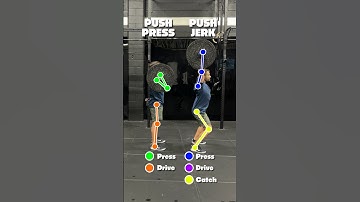 Push Press vs. Push Jerk #crossfit #weightlifting