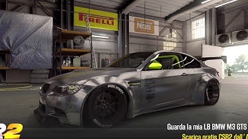 [CSR2] BMW LB M3 GTS (purple) shift and tune for 8.35x (include manual start)