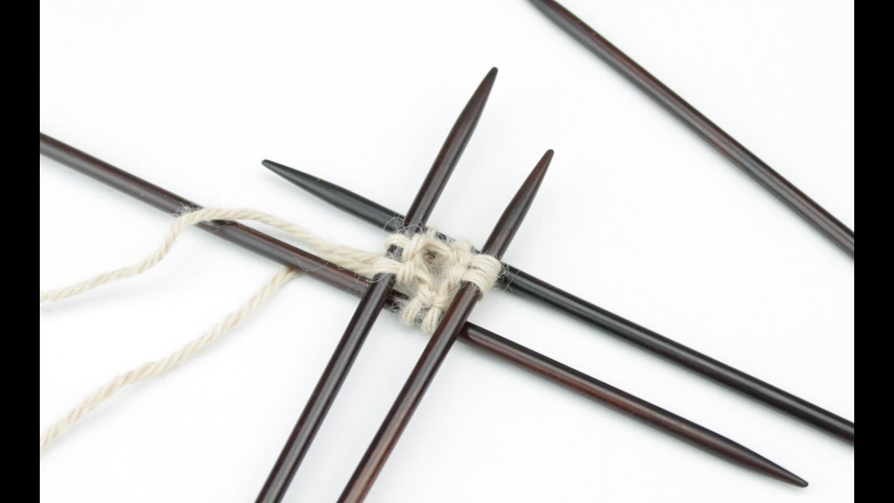 Montar Puntos en 4 Agujas